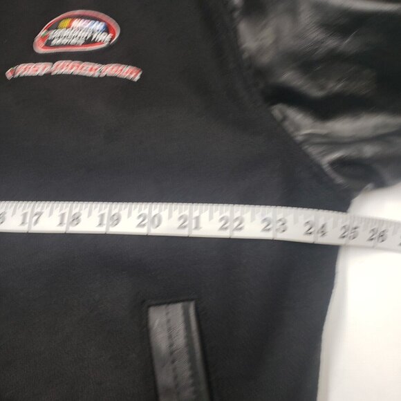 Men's Large Nascar Canadian Tire Series Jacket Fast Track Tour Snap Large - Picture 15 of 16